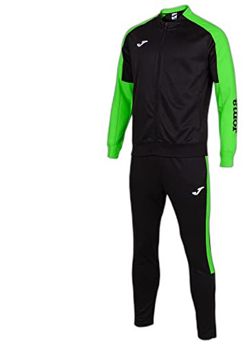 Joma Survêtement Eco Championship, Noir, Vert Fluo, L Homme