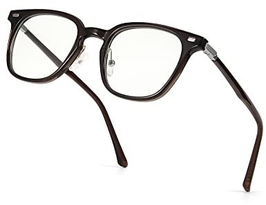 SIPHEW Unisex Blaulichtfilter Brille Computerbrille zum Blockieren von UV-Kopfschmerz Blaulicht ohne sehstärke Gaming Brille