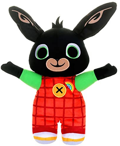 BING Bing BBC CBeebies und Freunde sprechender Regenbogen, interaktives Plüschtier, ab 0 Monaten, Geschenk für Jungen und Mädchen, ein Stück, bunt, beleuchteter Plüsch (3656)