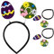 Lurrose 3st Eierschalen-stirnband Hase Ohren Haarbänder Osterhasen Kostüm Festival-haarband -stirnbänder Lustiges Haarband Osterei-stirnband Geschenke Fräulein Popper Plastik Küken