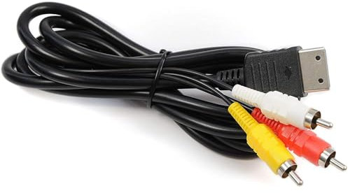 Gamer Gear Cable de audio y vídeo RCA AV para consola Sega Dreamcast 1,8 m