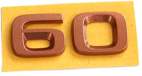Skoda 5LG853687M60B Schriftzug 60 Emblem Logo, Penny Copper-metallic