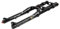 HIMALO 26 Zoll Fahrrad Federgabel 4,0'' Reifen Fette Gabel Gerade Doppelte Schulter Downhill MTB Luftgabel Federweg 160mm Zugstufe Einstellbar Manuelle Sperre (Color : Black)