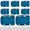 Lot de 8 supports de batterie : support de batterie pour Makita 18 V, support de batterie, support mural avec 24 vis, pour BL1860, BL1850, BL1840, BL1830