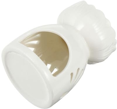 PRETYZOOM 1stück Kreativer Keramik Duftlampe Im Fächerdesign Für Schlafzimmer Und Büro Für Aromatherapie
