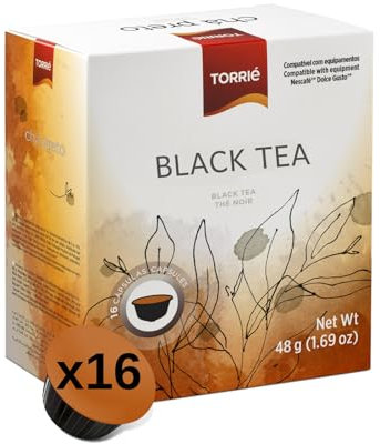 Torrié Black Tea Pods Compatible with Dolce Gusto® (16 pods)