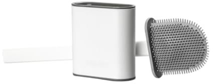 Haba Sirmoine Silikon Toilettenbürste, Toilettenzubehör, Weiß