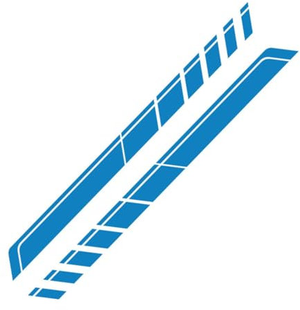 Hongxiani Car Door Side Skirt Stripes Stickers for RAM,Car Stickers Body Sticker,D