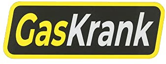 Aufkleber - GasKrank Schwarz/Gelb/Weiß