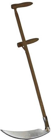 ZICOM Krippenzubehör Sense 15cm Holz, Metall – Handgefertigte Miniatur-Sense für Krippenlandschaften