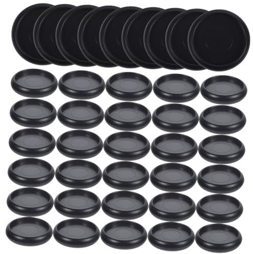 Garneck 44 Stück Atoma Ringe Für Discbound Systeme - Schwarze Bindungsring- Erweiterungsscheiben Für Planner Und Notebooks Ideal Für Zusätzliche Seiten Und DIY Projekte 24-28mm