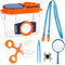 Uoimky Becherlupen für Kinder, Becherlupe Set lupenglas für Kinder mit Lupe Pinzette Insekten Beobachtungsbox Lupendose Lupenbecher für Outdoor Camping Wissenschaft Natur Erkundung