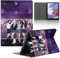 Tablet Cover per Apple iPad Pro (2021/2020/2018) 12.9‘’, Kpop Star Blackpink Rose Jenny Lisa Jisoo Modello Custodia con Funzione Pelle PU Holder Flip con Ultra Sottile Regolabile Protezione Case
