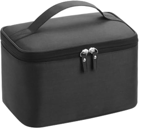 ARTSEWPLY Große Reisewaschtasche Multifunktionale Kosmetiktasche aus Hochwertigem Oxford Wasserfest und Tragbar für Toilettenartikel und Kosmetik bei Reisen Schwarz