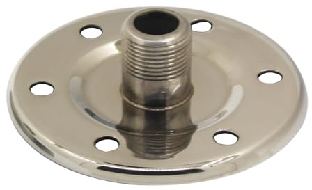 Brida para membrana EPDM repuesto vaso de expansión tanque hidroneumático presurizado depósito presión hidrosfera sanitario (110X32mm Acero inoxidable)