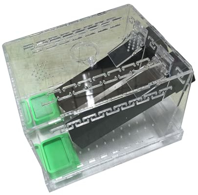 APLudoo Große transparente Cricket-Lebensraumbox, leicht zu reinigen, abnehmbarer Boden und abnehmbarer Deckel für den Heimgebrauch, Cricket-Keeper-Tank-Box