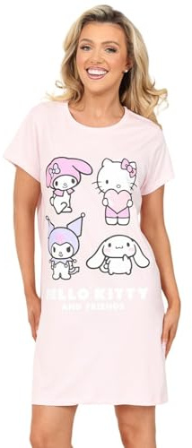 Hello Kitty Damen-Nachthemd aus Baumwolle