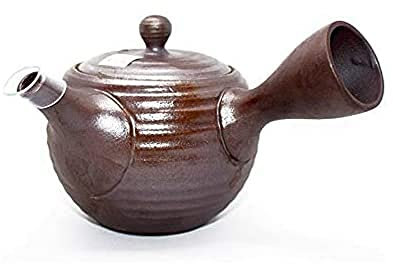 Théière japonaise Tokoname en céramique brun foncé 270ml