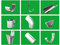 Dachrinnenset 4-16 m lang verzinkt Roofart 6 TLG 150mm (NG 333) inkl.Fallrohr mit Stirnbretthaltern oder Rinneisen (10m Rinne + 2m Fallrohr, mit Strirnbretthaltern)