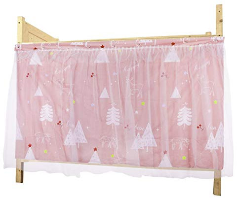 BAO CORE Bettvorhang Hochbett Etagenbett Schlafsaal Mid-Sleeper Bett Zelt Vorhang Tuch Baldachin Verbreitung Blackout Vorhänge Staubdicht Moskito Schutz Bildschirm Net Studentenwohnmein Moskitonetz