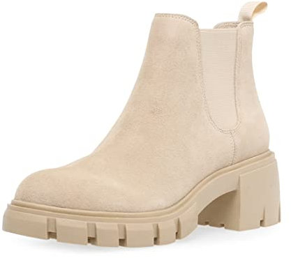 Steve Madden Urlatore, Stivaletto Donna, Sabbia Scamosciato, 38 EU