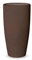Moovere Zylindrischer Blumentopf aus Polyethylen, Gartendekoration, Terrasse, Haus (Bronze, 70)