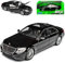 Mercedes-Benz S-Klasse W222 Schwarz Limousine Ab 2013 1/24 Welly Modell Auto mit individiuellem Wunschkennzeichen