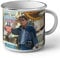 French Unicorn Mug Emaillé Metal Retour Vers le Futur Film Classique Fantastique Michael J. Fox 60's