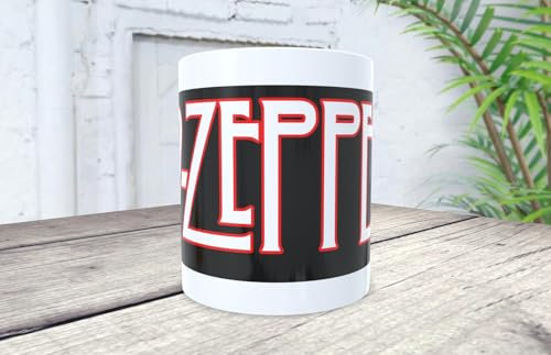 Genérico Personalisierbare Tasse für Rockliebhaber – LED Zeppelin – ein tolles Geschenk für jeden guten britischen Musik-Fan.