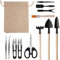 Holzsammlung D'outils de Jardinage Mini Ensemble(13 Pcs),Kit d'outils pour Bonsai, Ensemble Complet d'outils, Adapté à la Plantation en Intérieur ou en Pot