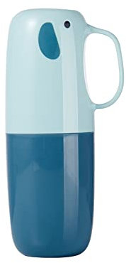 RabyLeo Reise Mundspülbecher Zahnputzbecher Haushalt Tragbare Staubdichte Zahnbürste Aufbewahrungsbox Einfaches Set Zahnzylinder Zahnbürstenbecher (Blau)