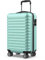 NUMADA - Maleta de Viaje Cabina Upfly 20' ABS (53x33,5x22cm) con Cierre de Combinación y 4 Ruedas Dobles 360. Maleta de Mano Rígida Resistente, Ligera con Interior Compartimentado | Verde