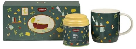 Neavita Cofanetto Verde Coccole di Tè con Infuso Dolce Pausa e Tazza