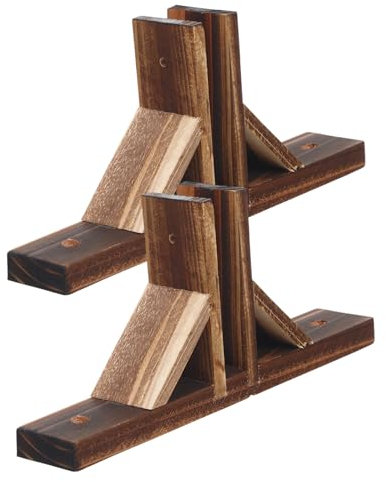 2 Stücke Massivholz Zaun Basis Garten Zaun Stehen-kippen Unterstützung Screening