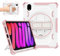 ROISKIN iPad Mini 6 Case 2021 8.3 Inch: Shockproof Protective Case with 360 Rotating Stand & Hand Strap for iPad Mini 6th Generation (Pink)