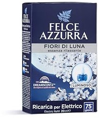 Felce Azzurra - Ricarica Diffusore Ambiente Elettrico Fiori di Luna, Profumatore per Ambienti Luminoso e Regolabile per Diffusore Profumo Ambiente Soffuso (75 Giorni), Profumatori per Diffusori 20 ml