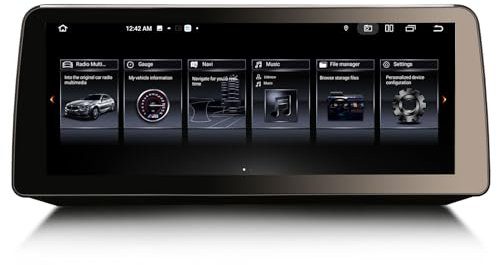 Erisin 12.3 Zoll 8-Kern 8GB+128GB Android 13 Autoradio Bluetooth mit GPS Navigation für BMW 5er E60 E61 E63 E64 2005-2008 CCC System CarPlay Android Auto WiFi 4G DAB+ IPS USB DSP iDrive Canbus TPMS