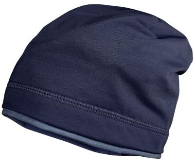 GOTS Kids-Beanie Middle, Größe: 57 Farbe: Marine