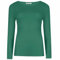 Shop Nova® Women Ladies Long Sleeve Round Neck Plain Top Stretchy Casual T Shirts Basic Slim fit Tee Tops UK Size 8-26 (Bottle Green, 8)