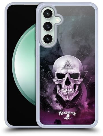 Head Case Designs Offizielle Alchemy Gothic Die Leere Geometrie Schaedel Gel Handyhülle Hülle [Militärischer Schutzgrad] Kompatibel mit Samsung Galaxy S23 FE 5G