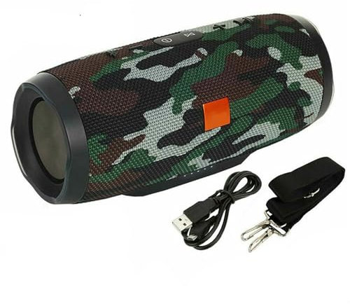 NTEK Portable Bluetooth Speaker Loud, Bluetooth Speaker Portable Wireless Bluetooth Speaker, Triple Passive Radiators-Deep Bass, Waterproof Bluetooth 5.3 Outdoor Speaker, Party Home (Camouflage)