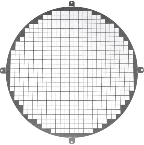 Repa Market Griglia di ventilazione rotonda in acciaio zincato da 30,5 cm, griglia di ventilazione per ingresso e uscita, rete di protezione universale in metallo per lo scarico dell'aria – Griglia
