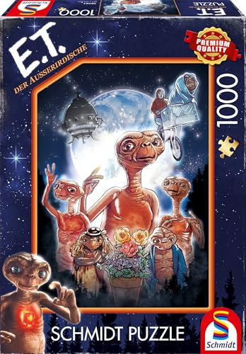 Schmidt Spiele 58584 E.T., Der Außerirdische, Abenteuer eines Außerirdischen, 1000 Teile Puzzle