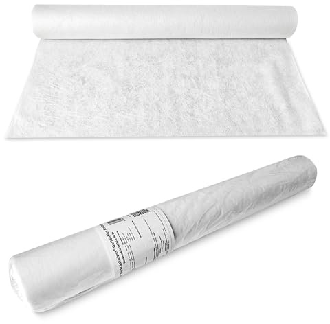 PLASTIC WORLD SOLUTIONS PWS Wintervlies 80m² | 1,6x50 m Gartenvlies | Gartengewebe, Frostschutzvlies atmungsaktiv, UV-Stabil, zuschneidbar | Winterschutz für Pflanzen | Weiß, 30 g/m²