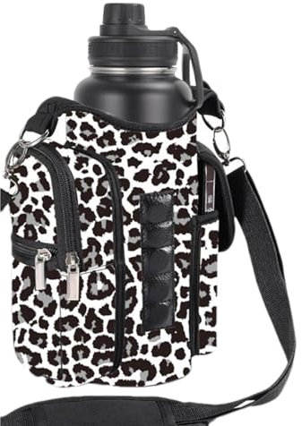 Magnetic Gym Bag | Gym Magnetic Hanging Bag with Strap & Phone Pockets | Magnetic Bottle Bag Sling Bag | Magnetic Water Bottle Holder for Gym, Travel, Work, Sports