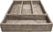 White Wash Rattan Placemats Set of 2/ Set of 6 Coasters/Tray/Cutlery Tray/Cutlery and Condiment Caddy Holder (Cutlery Tray 4 Compartments (35cm))