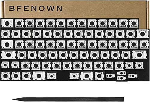 Bfenown Replacement Keycaps Keys Scissor Clips Hinge for MacBook Air 13'' 15'' M4 M5 A3240 A3241 A3448 A3449, MacBook Pro 14'' 16'' M4 M5 Pro/Max A3185 A3186 A3426 A3427 A3428 A3434 2024-2026 Year