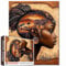 Native America Africa Jigsaw Puzzles 1000 Pieces for Adults,Families(Woman,Tiger,Desert,Savannah)Pieces Fit Together Perfectly 19.7''x27.6''inch Afro Black Girl Performance Frameable Magic Puzzle Art