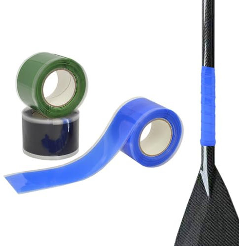 Cyrank Kajak-Paddel-Griffband, Silikon-Paddel-Griffband, Ruderzubehör, multifunktional, bunt, für Kajak, Kanu und Drachenboot