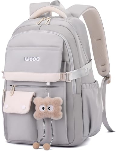 SUNYBLIS Schulrucksack Mädchen Teenager – Rucksack Schule mit 15,6 Zoll Laptopfach großer Schulranzen mit Vielen Fächern Schultasche für ab 5. Klasse Lässiger Kinderrucksack Wasserdicht School Bag
